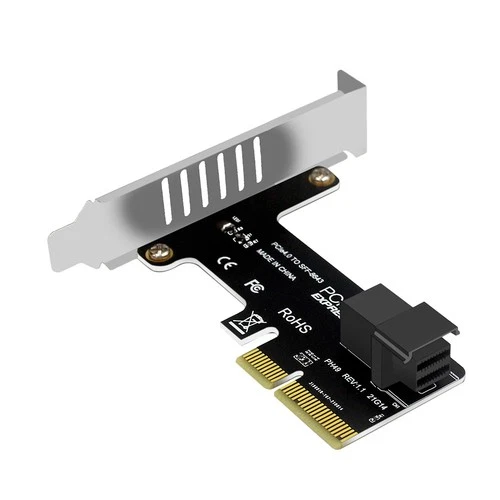 2X(PCI-E auf SFF-8643 Erweiterungskarte PCIe X4 auf SFF8643 Adapter für PCI8583