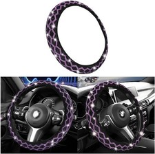 Bling Car Steering Wheel Cover Crystal Diamond Rhinestones Anti Color Purple Bling Car Steering Wheel Cover Crystal Diamond Rhinestones Anti Color Purple