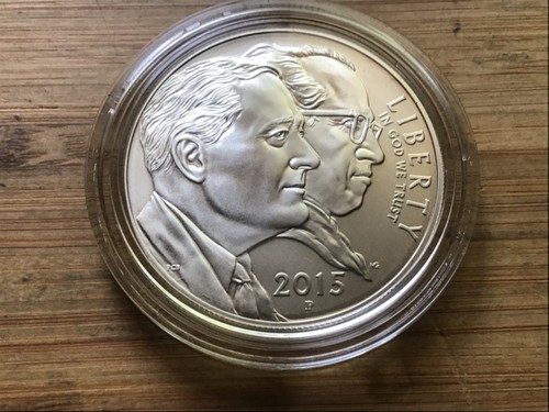 2015 March of Dimes UNCIRCULATED Silver Dollar Commemorative Coin - Picture 3 of 6