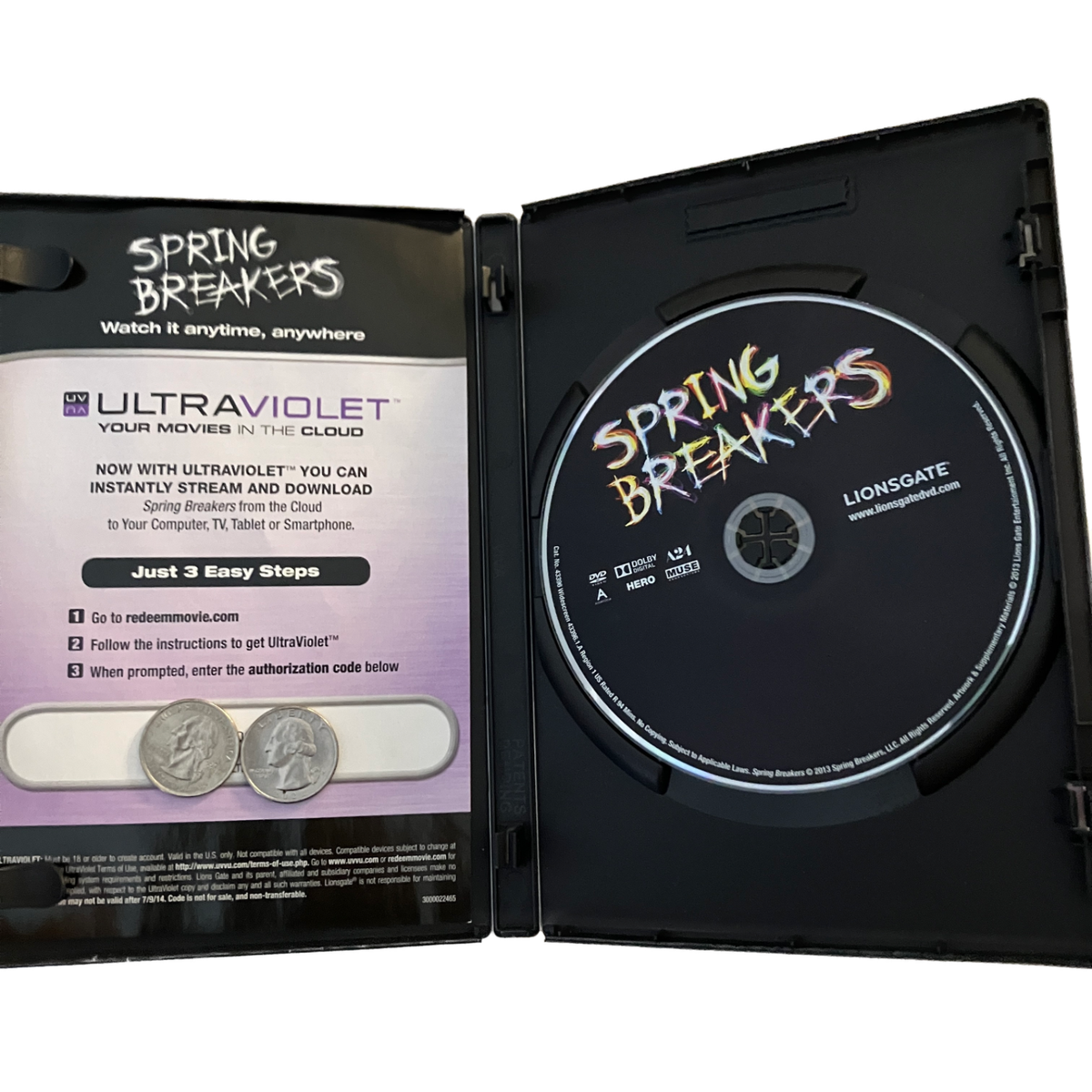 Spring Breakers (2013), DVD Movie, A24 Films WS NO UV CODE (2013