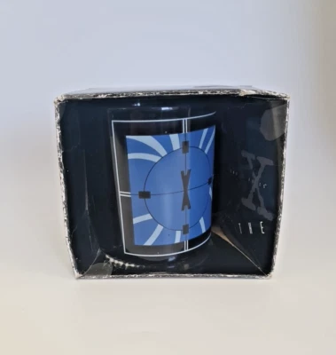 Vintage Tasse The X Files blaue Version 1996 20th Century Fox. Nagelneu verpackt - Bild 1 von 4