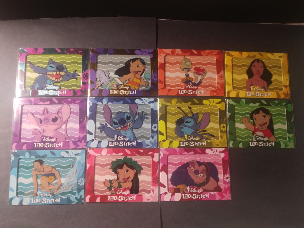 Disney's Lilo & Stitch, Series 1 Cybercel Cards (10) Common, (2