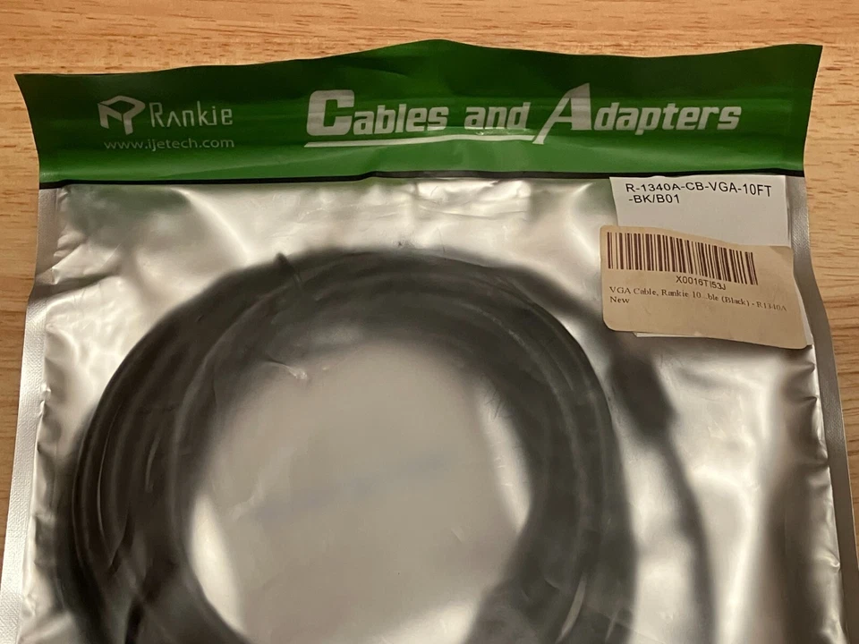 New 10 Foot VGA Cable RANKIE X0016SJAAR - Image 2 of 4