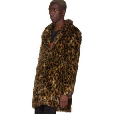 Stolen Girlfriends Club レオパード柄ファーコート M STOLEN GIRLFRIENDS CLUB | Viper Room Leopard Coat | Size L (runs
