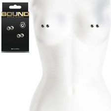 Women Metal Nipple Breast Clamps Silicone Tip Bondage Fetish Gear Sex Toy