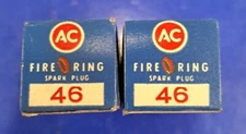 NOS 2 of AC 46 Fire Ring Spark Plugs