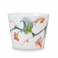 Kutani yaki Soba choko cup for soba Sankirai Rieko Sumi Handcraft Japan
