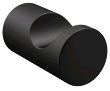 Moen Align Matte Black Modern Single Robe Hook, YB0403BL