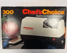 Chef's Choice Diamond Hone Knife Sharpener M300 White, Box, Manual, Everything