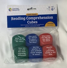 New Learning Resources Reading Comprehension Cubes Homeschool Soft Foam Stories
