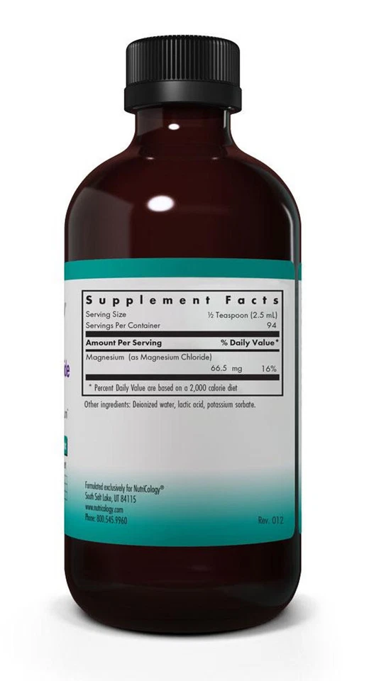 Cloruro de Magnesio Líquido Super Absorción 8 fl oz (237 ml) Nutricología Foto 3 de 3