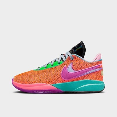Lebron XX 20 Basketball UK 16EURO 51,5 insgesamt orange lebendig lila DJ5423 800