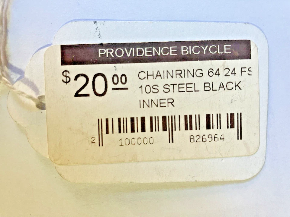 FSA 10S 64mm BCD 24Tooth 4 Bolt Steel Black Inner Chainring - Image 3 of 4