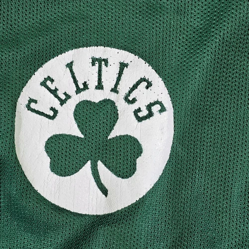 Boston Celtics Vintage 90s Champion Basketball Shorts - Green Uniform Bottoms - Picture 4 of 6