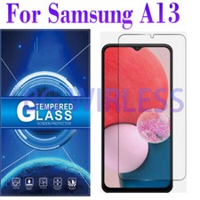 FOR SAMSUNG Galaxy A13 Clear-TEMPERED GLASS SCREEN PROTECTOR ,Case Friendly