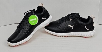 Puma Golf Women's Ignite Blaze Pro Golf Shoe Black/Rosewater Sz 8.5 - 192987-03