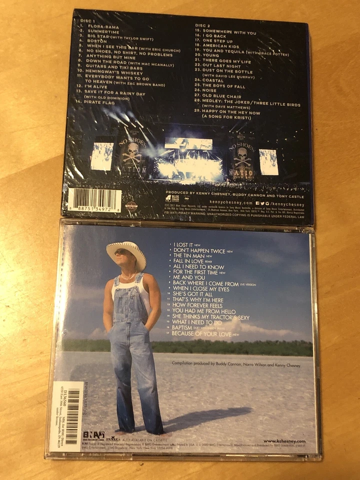 KENNY CHESNEY Live In No Shoes Nation 2 CD SET BRAND NEW +BONUS Greatest Hits CD Foto 2 de 2