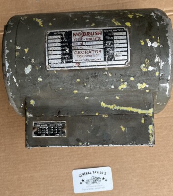 GEORATOR NO BRUSH MOTOR GENERATOR 30-002 | eBay
