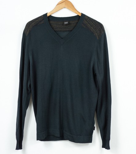 Hugo Boss V-Neck Jumper Sweater Wool 