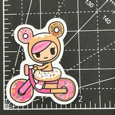 Sprinkle Cycle Donutella - Adesivo decalcomania vinile bomba dolce amico colonia serie 2