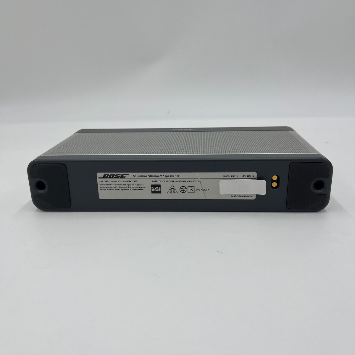 Bose SoundLink III Bluetooth Portable Speake Operation confirmed