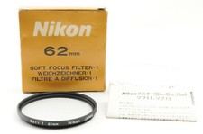  Excellent  Nikon 62mm Soft focus Filter-1 Diffusion w/ box and Case