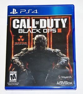 Replacement Case No Game Call Of Duty Black Ops Iii Standard Playstation 4 Ps4 Ebay