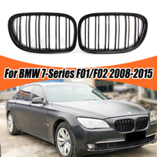 Front Kidney Grill For Bmw 7-series F01f02 740i 750li 760li 08-2015 Double Slat