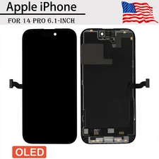 For iPhone 14 Pro OLED Display LCD Touch Screen Digitizer Part Frame Replacement