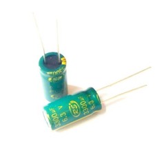 2pcs 3300uF 6.3V 3300MFD 6.3Volt 10 20mm Radial Aluminum Electrolytic Capacitors