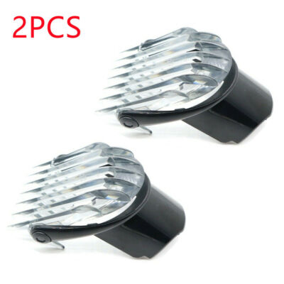 2x Haarschneider Bartschneider Kammaufsatz Kamm für Philips QC5010 QC5050 QC5070