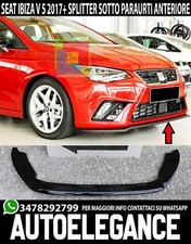 FRONTSTOSSSTANGE SPOILER SEAT IBIZA V 6F AB 2017+ SPLITTER ABS BLADE