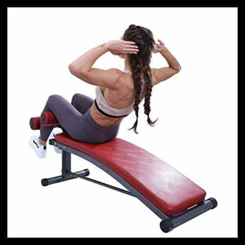Premium Adjustable Curved Sit Up Bench Slant Crunch Board Ab