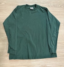 Men s Pro Club Heavyweight Made In USA Green Long Sleeved T-Shirt