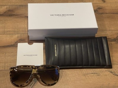 Victoria Beckham Sunglasses with Case New Victoria Beckham VB682S 234 Dark Havana/Blue Gradient 61  main image 3