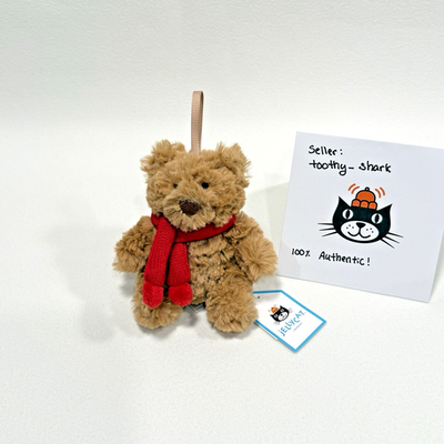 Jellycat Bartholomew Bear Decoration BNWT - Retired & Rare