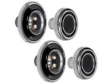 1970-71 Torino Radio Knob Set Fairlane Falcon Montego Mercury New