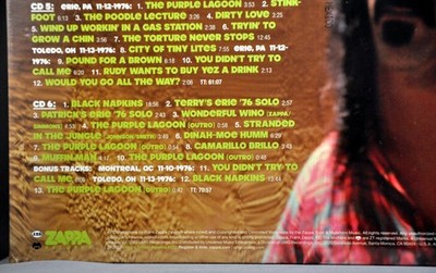 NEW Frank ZAPPA / Erie Limited Edition 6 x CD Box Set with