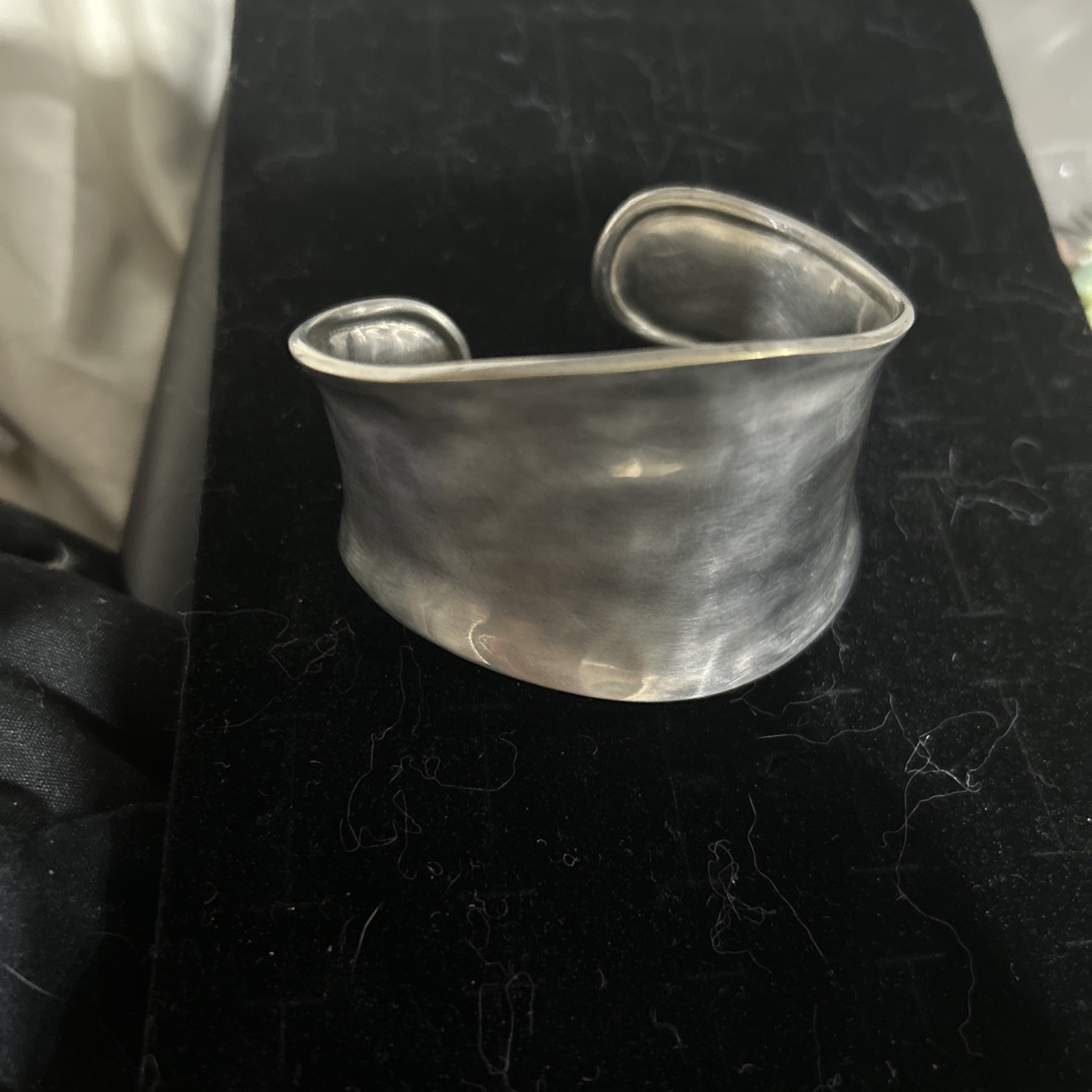 visual style is a wide 925 solid cuff bracelet ma… - image 3