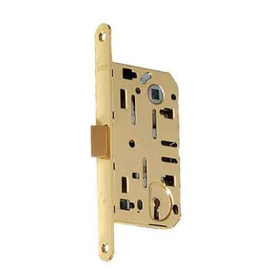 SERRATURE PER PORTE IN LEGNO 'MEDIANA EVOLUTION' AGB E50 - Cromato