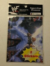 Sealed Vintage 1999 Artbox WWF Super-Size Stickers, Pack Of 2 Stickers