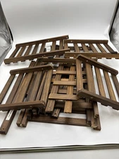 GREENER PLANT STAND 6 TIERS WOOD PLANT STAND SHELVES RACK - Scratch & Dent