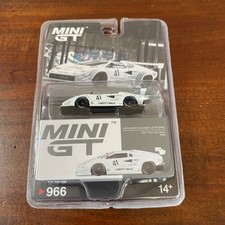 Mini GT Lamborghini Countach LB-Works 2024 Tokyo Auto Salon White 966 Blister