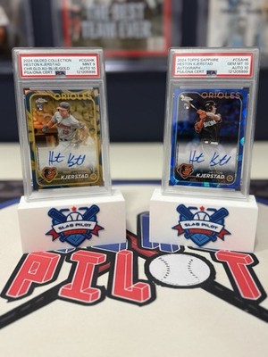 2024 Topps Gilded Collection Blue/Gold And 2024 Topps Chrome S/E Heston Kjerstad