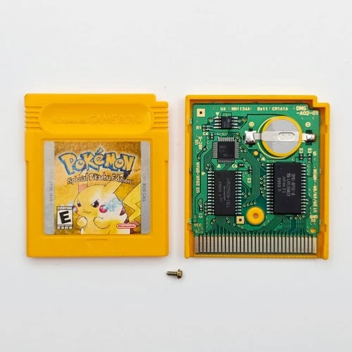 *New Battery* Pokémon Yellow Game Boy Cartridge Only Authentic Tested