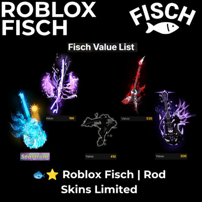 [FISCH]- Ultra Rare | Limited Rod Skin / Boat - [Collectible All Rods]
