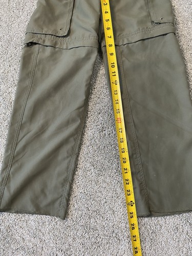 Boy Scouts Switchback Uniform Pants/ Shorts Youth S Green Zip Off Convertible - Picture 7 of 9