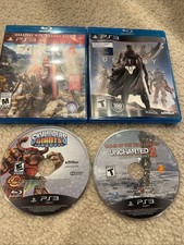 Lot Of 4 PS3 Games Destiny Farcry4 Uncharted 2 Skylanders Giants PlayStation 3