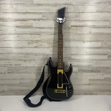 Activision Guitar Hero Power Black Gold Wireless  ~ Xbox 360 PS3 No Dongle 00654