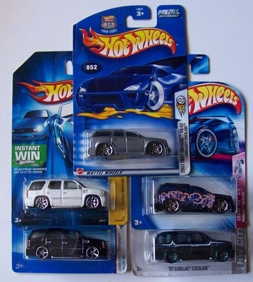 Hot Wheels Cadillac Escalade Lot of 5 Variations | L01 | HW | eBay